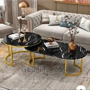 Glass Tempered Nesting Coffe Table Set