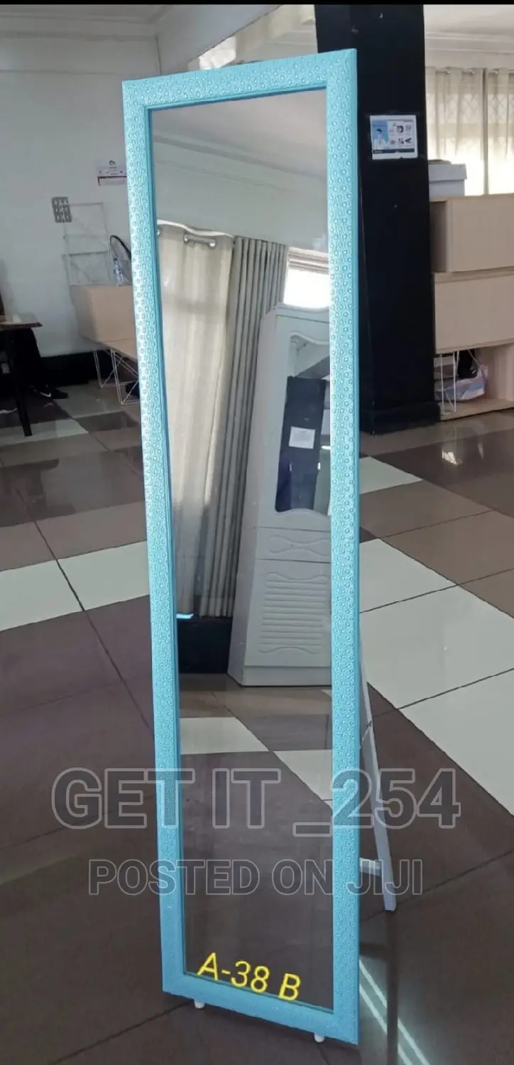 Full Length Dressing Mirror Colour: Blue, White