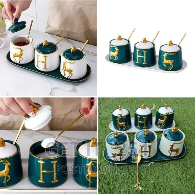 Luxurious Sugar/Spice Dish Set*
Set of 3pcs