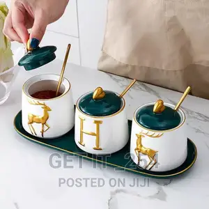 Luxurious Sugar/Spice Dish Set*
Set of 3pcs