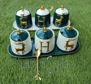 Luxurious Sugar/Spice Dish Set*
Set of 3pcs