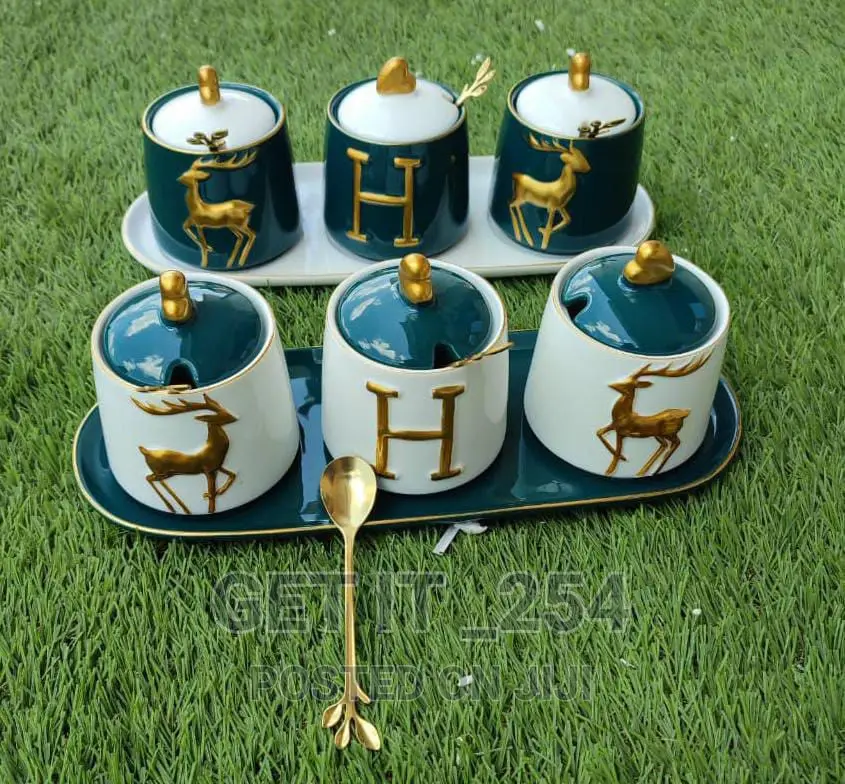 Luxurious Sugar/Spice Dish Set*
Set of 3pcs