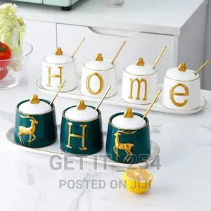Luxurious Sugar/Spice Dish Set*
Set of 4pcs