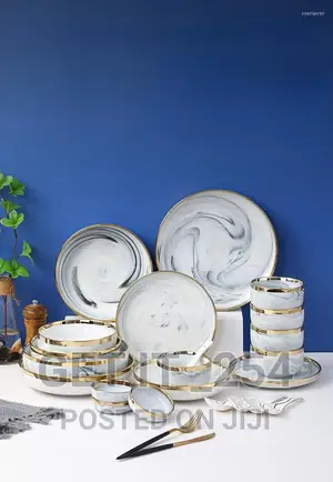 26pcs Marble Dinner Set