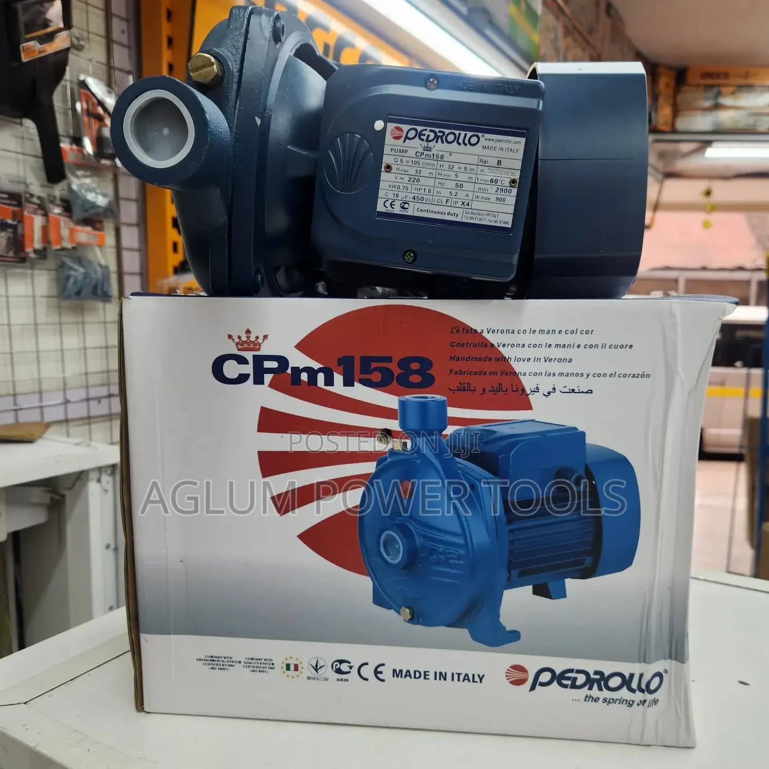 Professional Pedrollo Boaster Pump 1HP