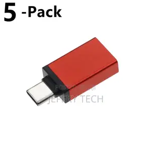 5 Pack USB-C Type C 3.1 Male to USB 3.0 Type a OTG Converter