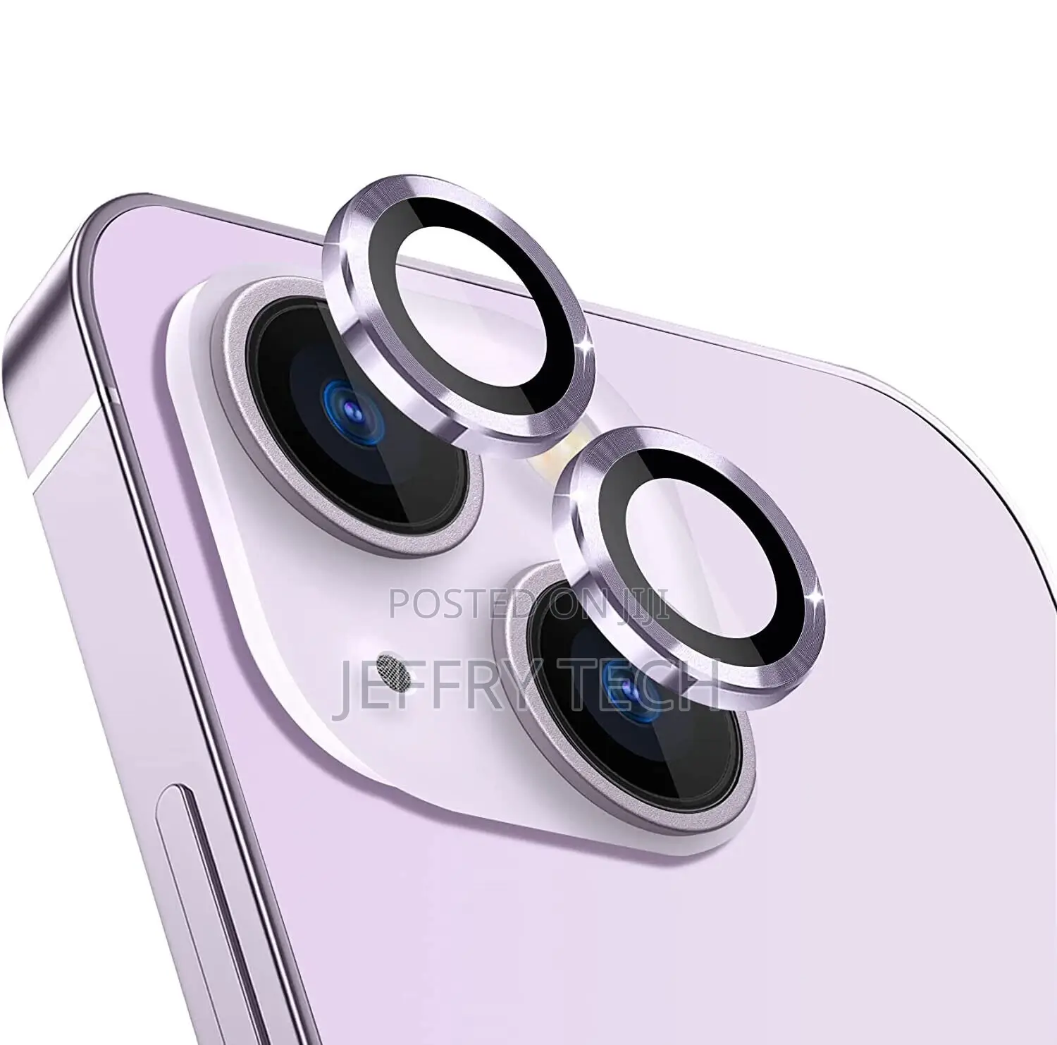 iPhone 14 Plus/14 Metal Ring Tempered Glass Camera Lens Prot