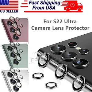 Samsung Galaxy S22 Ultra 9H Tempered Glass Metal Camera Lens