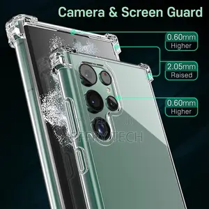 Shockproof Clear Phone Case for Samsung Galaxy S22 Ultra S22