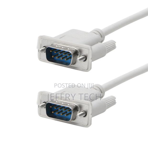 Serial Cable Male to Male DB9 9 Pin RS232 M-M COM Port Wire