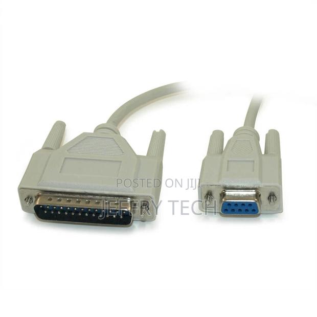 Serial DB9 FEMALE to DB25 RS232 Male Cable
