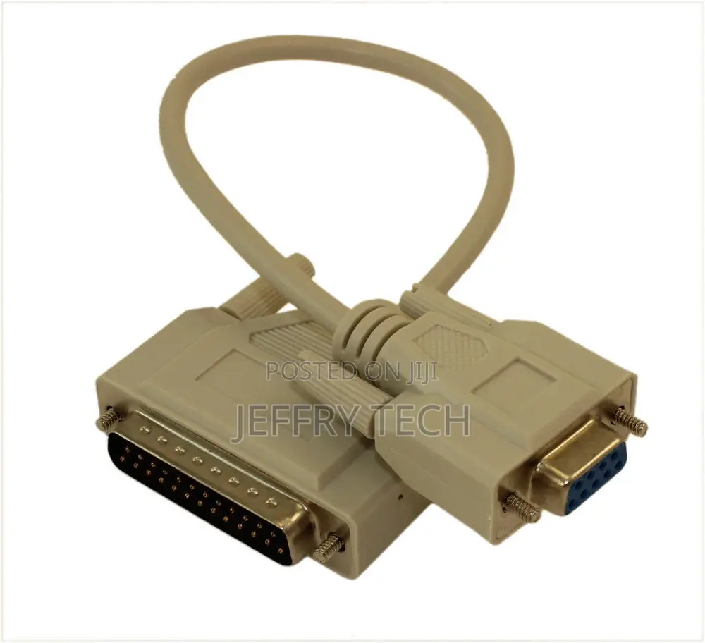 Serial DB9 FEMALE to DB25 RS232 Male Cable