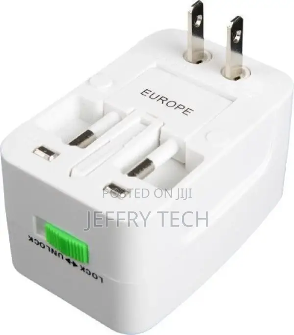 US EU AU UK to Universal World Travel AC Power Socket Plug A