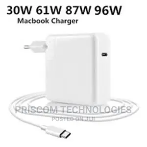 Macbook Type C Power Adapters, USB‐C Adapter 30W, 61W, 87W