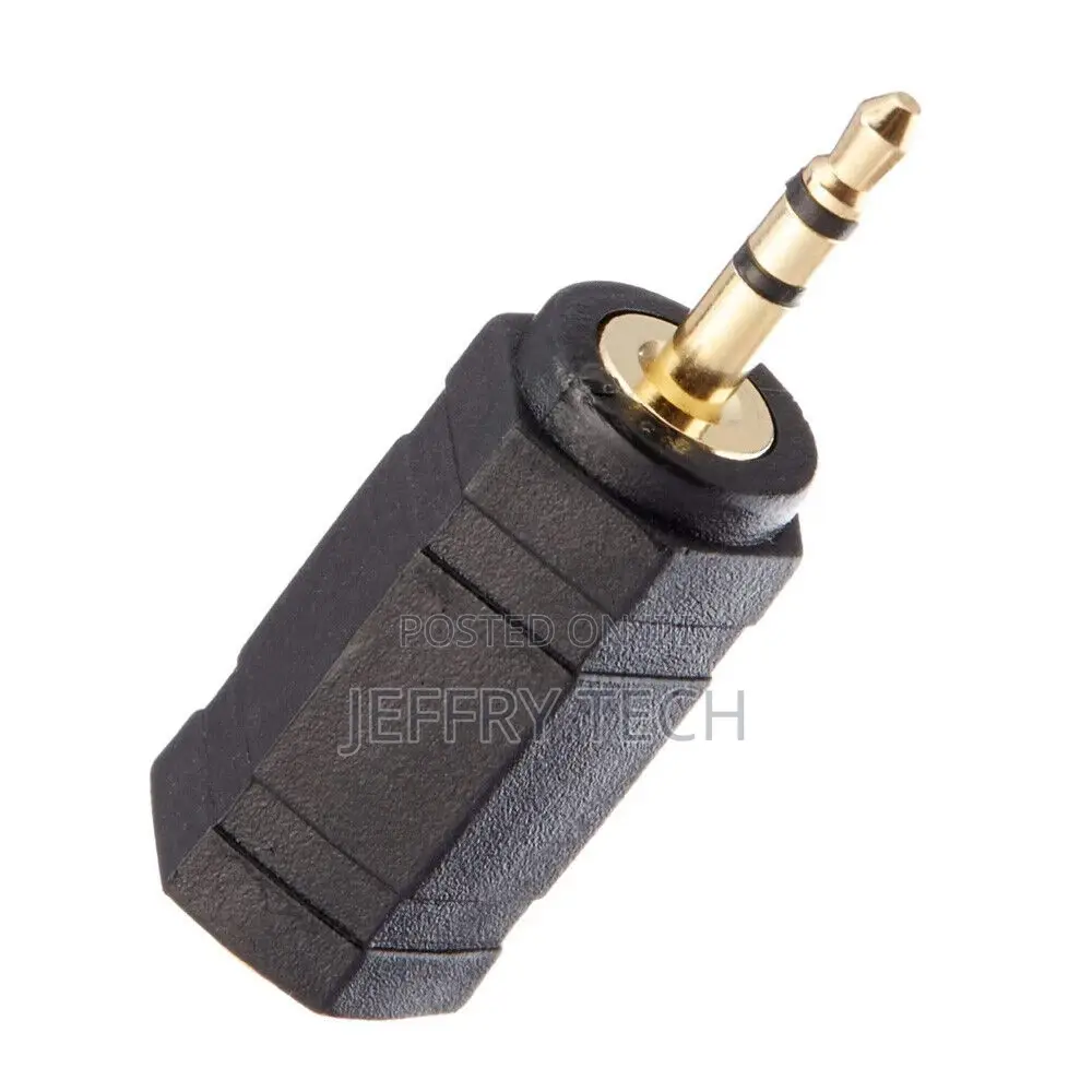 2.5mm to 3.5mm Audio Adapter Male to Female Stereo Plug Conv