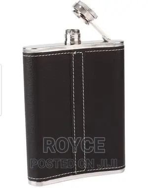 Jack Daniel's Branded Whiskey Flask With 2 Tot Glasses*