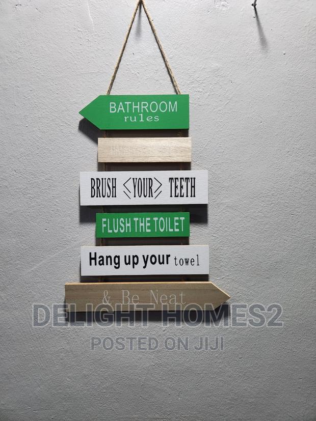 Hanging Board Wooden House Rules - thumbnail 4