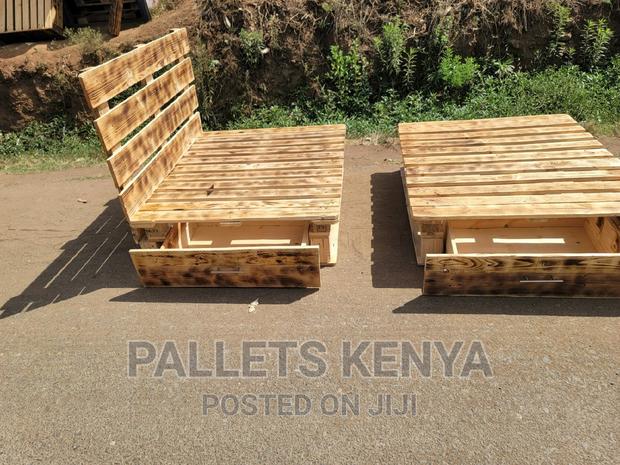 Pallet Bed- Blazed 4*6 Bed With Drawers. (T;B) - thumbnail 2