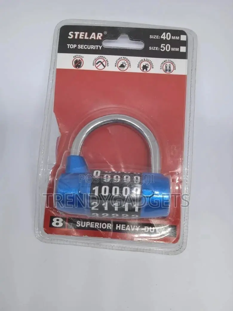 5 Digit Zinc Alloy Combination Padlock Code Password Lock D