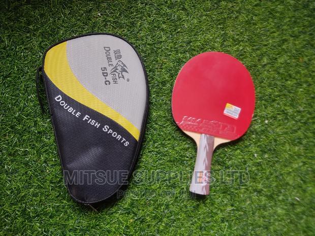 Table Tennis Bat Long Handle Around Case 5 D, Ittf Approved