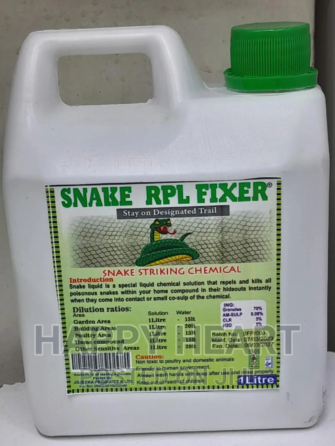 Snake RPL Fixer Liquid 1litre