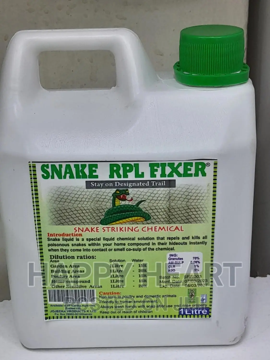 Snake RPL Fixer Liquid 1litre