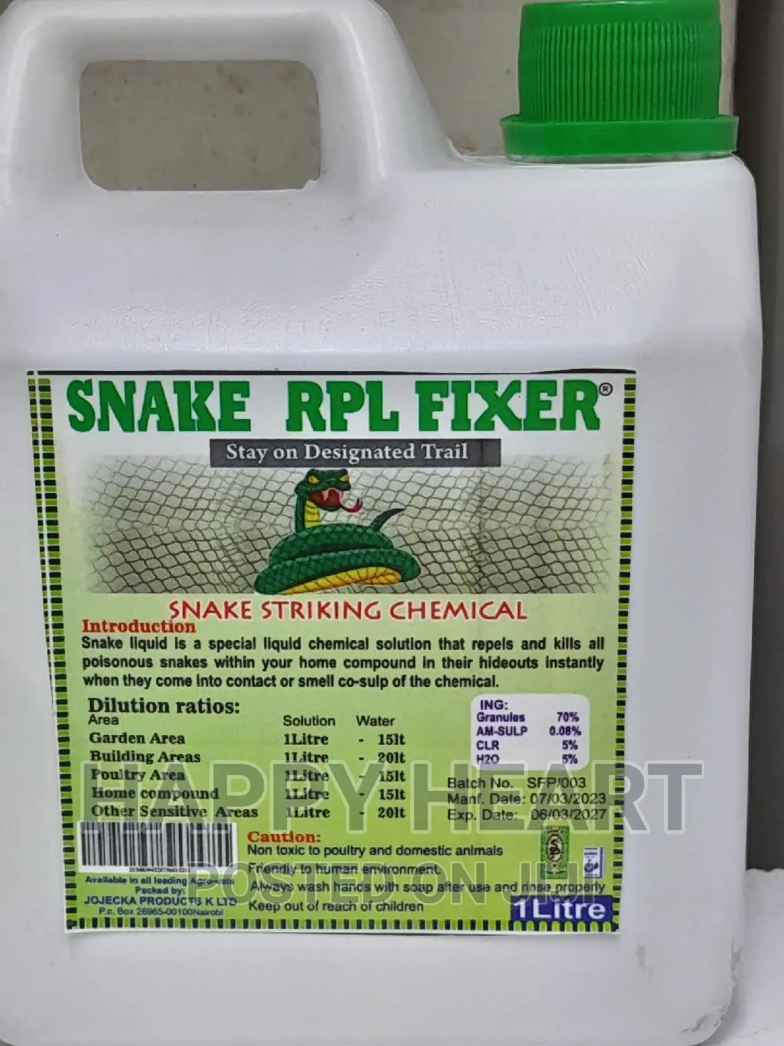 Snake RPL Fixer Liquid 1litre
