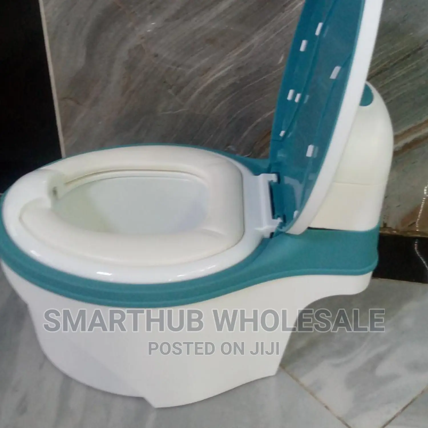 Baby Potty Green and White Baby Potty