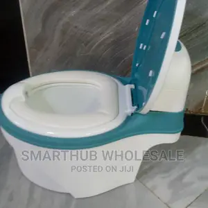 Baby Potty Green and White Baby Potty