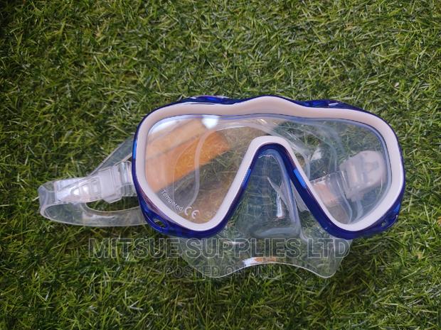 Diving Set Tempered Glass Mask Snorkel - thumbnail 3
