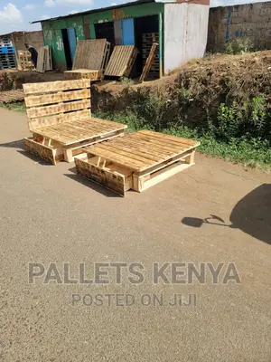 Pallet Bed- Blazed 4*6bed With Drawers.(G;Ps)