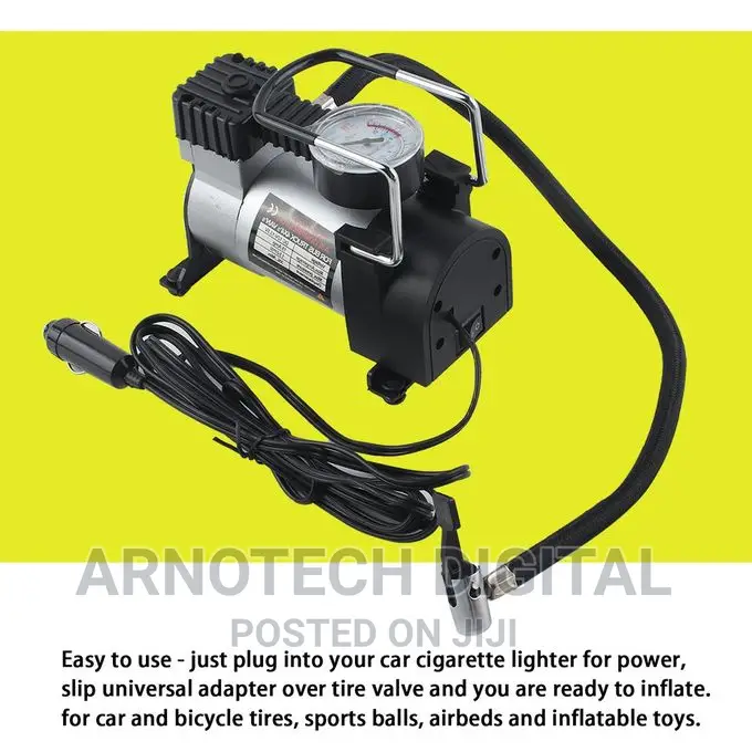 12v Portable Auto Car Electric Air Compressor Tire Inflator