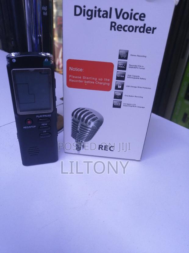 Digital Rechargeable Voice Recorder With Usb Storage - main view