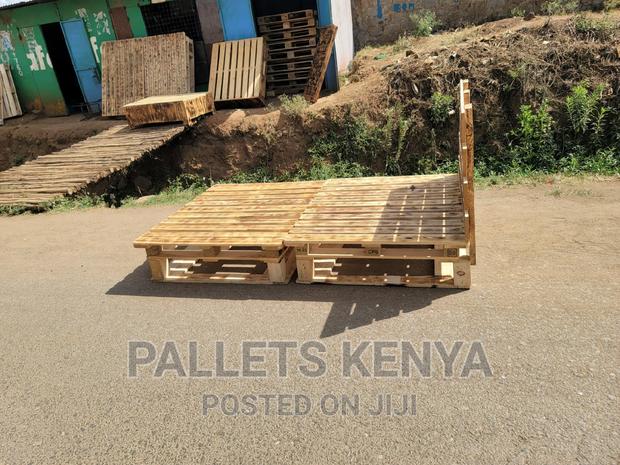 Pallet Bed- Blazed 4*6bed With Drawers. (D 5) - thumbnail 2