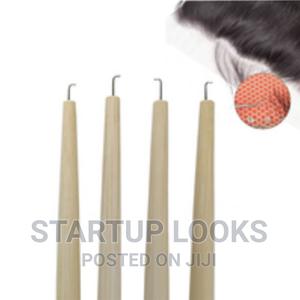 Ventilating Needle,Wooden Holder Wig Making Lace Ventilating - thumbnail 2