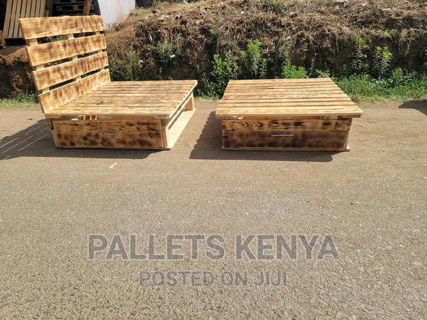 Pallet Bed- Blazed 4*6bed With Drawers. (7#8 )