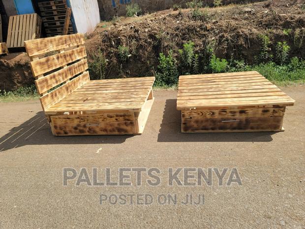 Pallet Bed- Blazed 4*6bed With Drawers. (F#Vs) - thumbnail 2
