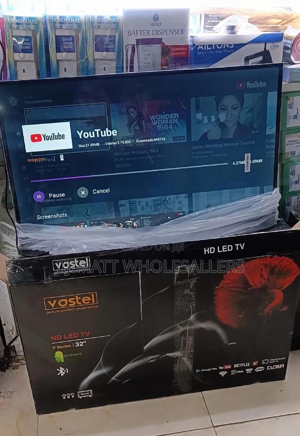 Vastel 32" Smart TV HD LED Android TV Watch Netflix,Youtube