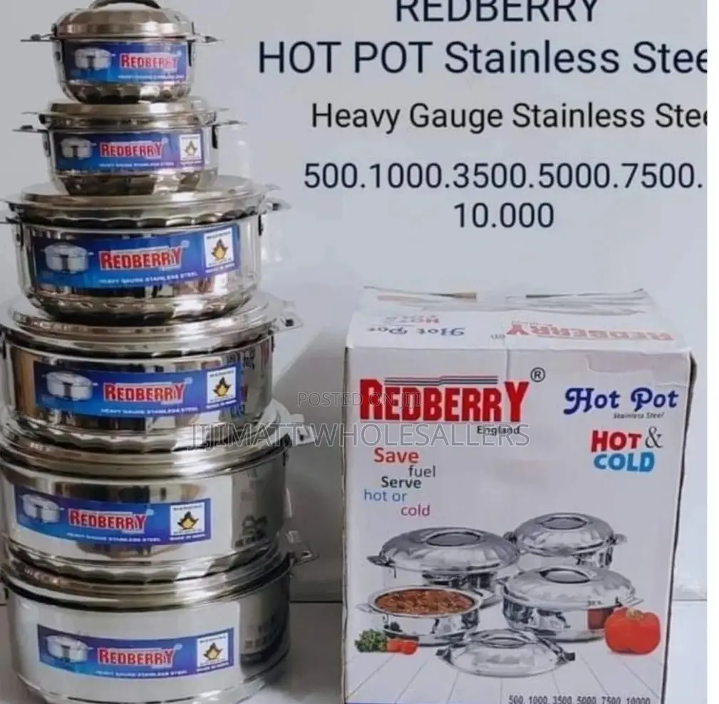 Redberry Stainless Steel Hotpot Available