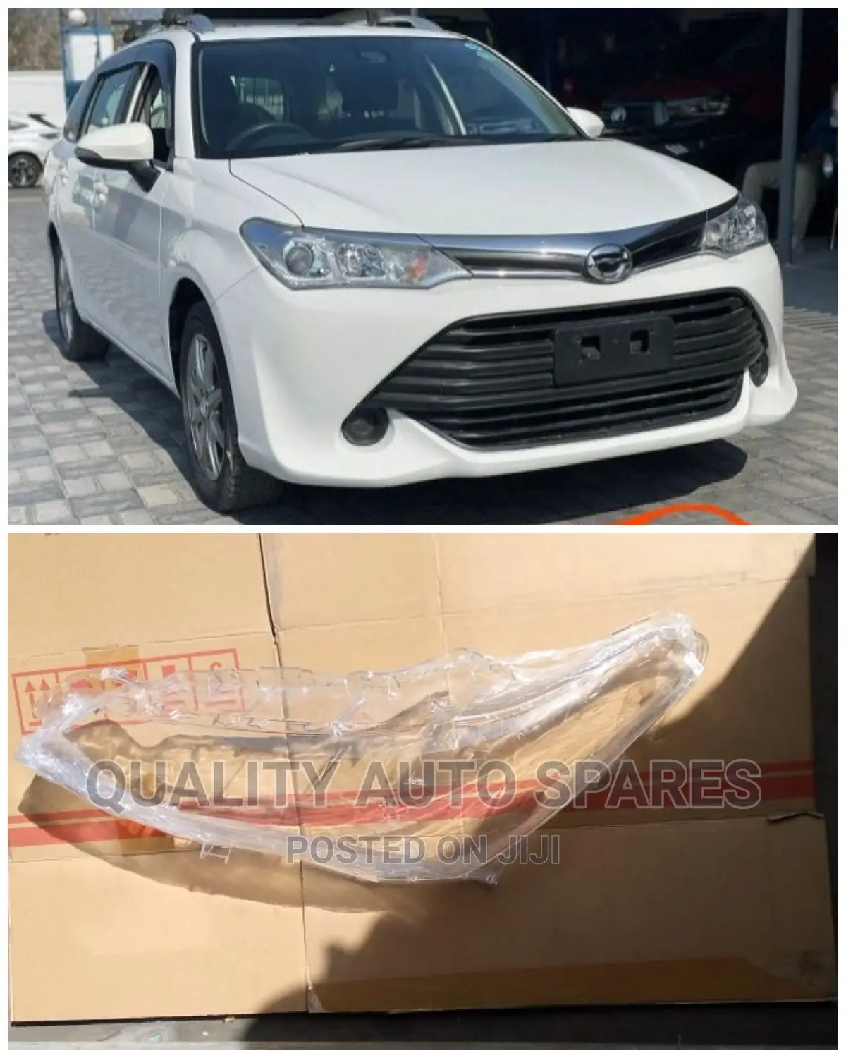Toyota Fielder/Axio Headlight Lens 2017