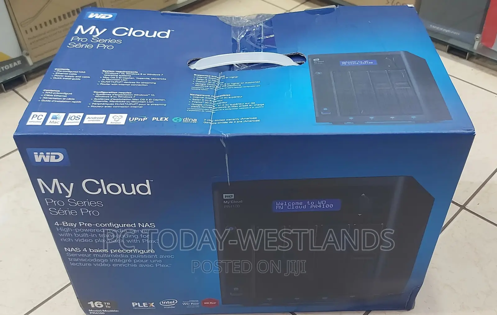 Wd 16tb My Cloud Pro Series Pr4100 Network Attached Storage