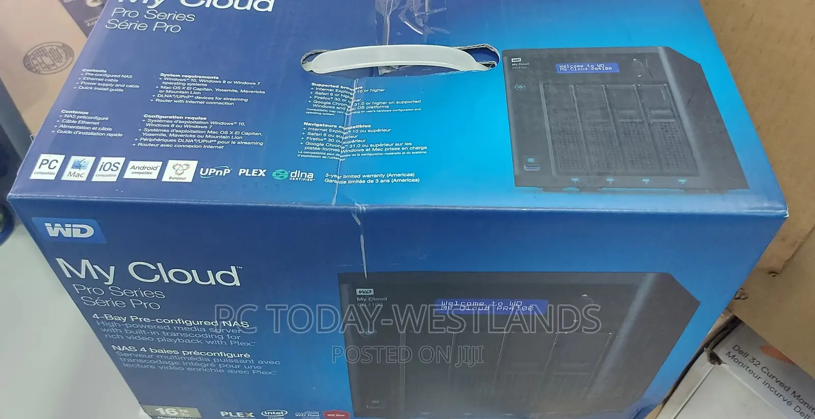 Wd 16tb My Cloud Pro Series Pr4100 Network Attached Storage
