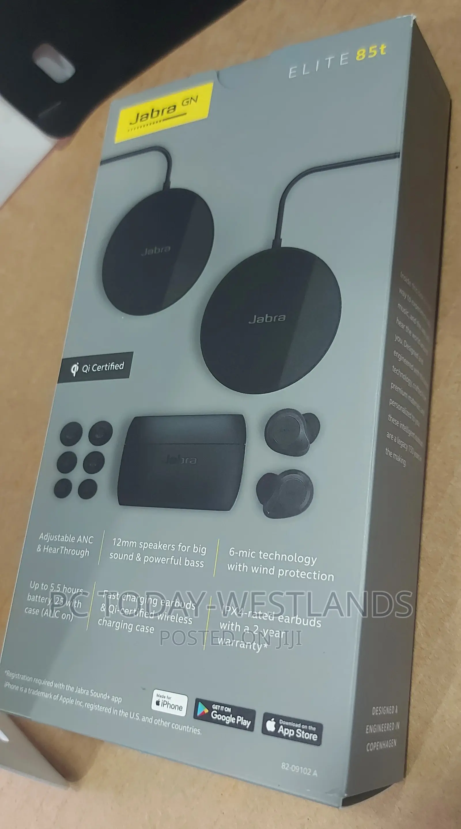 Jabra Elite 85t True Wireless Bluetooth With Charging Pads