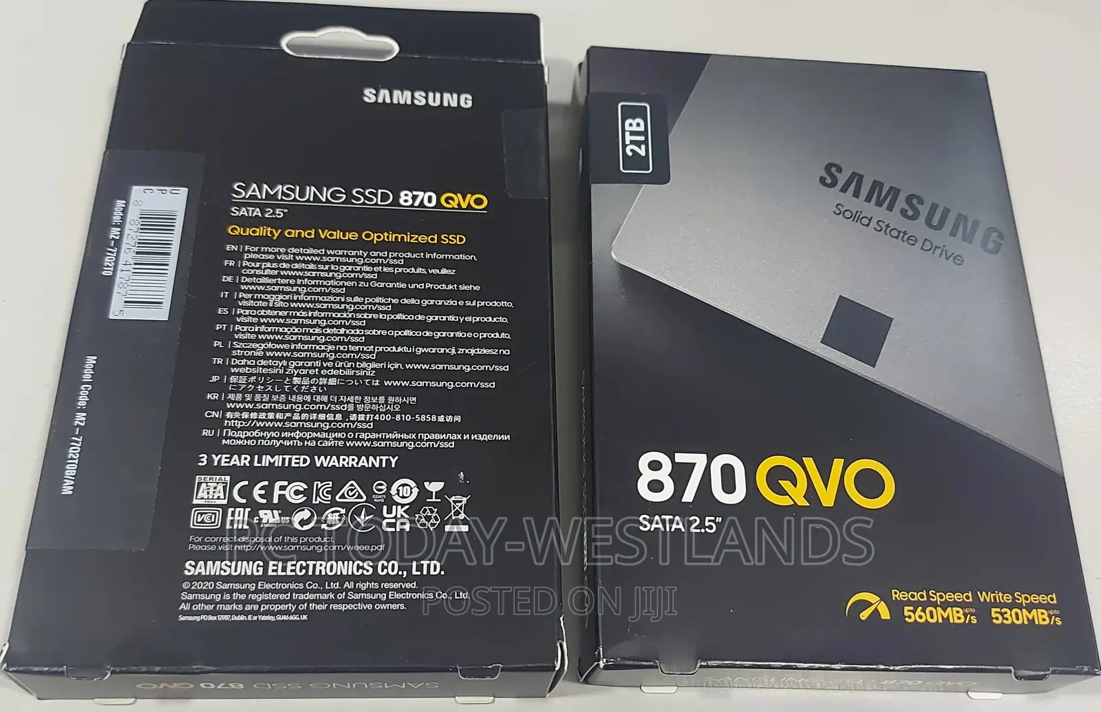 Samsung Electronics 870 Qvo 2tb 2.5 Inch Sata Iii SSD