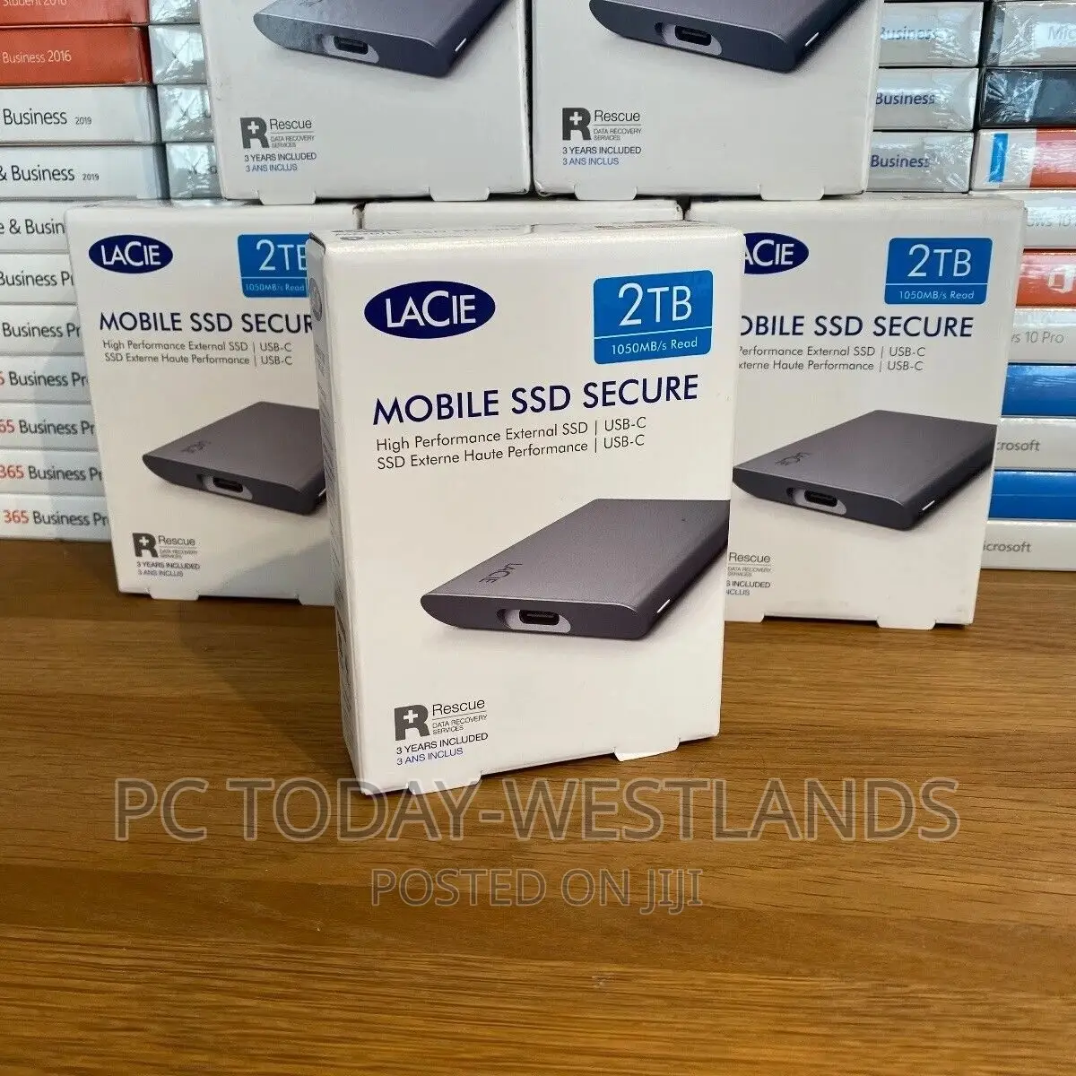 Lacie Portable SSD 2tb External Solid State Drive Usb-C Mac