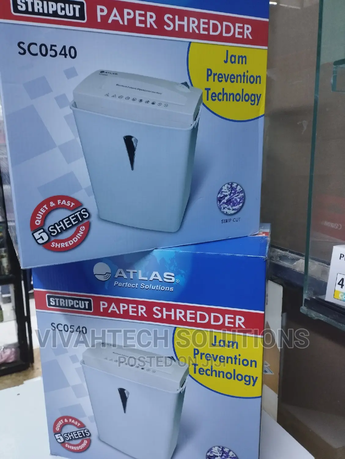 Atlas Sc0540 Strip Cut Shredder