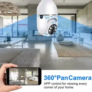 CCTV Camera Bulb Camera 360,Night Vision, Motion Detection