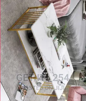 Marble Effect Pattern Coffee Table