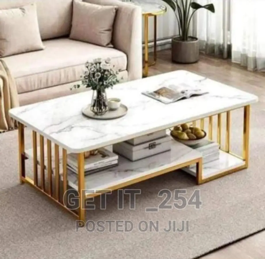 Marble Effect Pattern Coffee Table