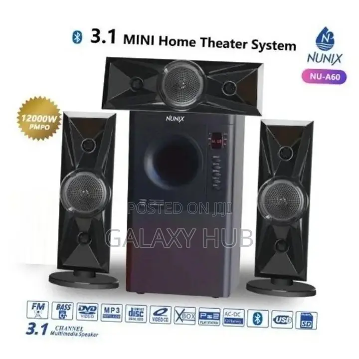 Nunix 3.1 Mini Home Theater System Nu-A60 Remote Control